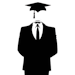 Avatar of Anonymous in cap and gown